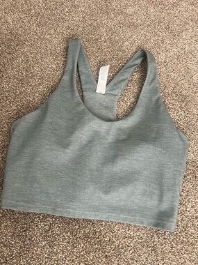 Cream Yoga Sports Bra - Racerback